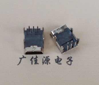 衡阳Mini usb 5p接口,迷你B型母座,四脚DIP插板,连接器