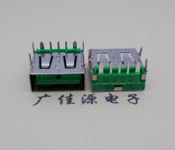 衡阳5A大电流 快充接口 USB5p绿胶芯 常规母座