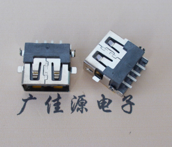 衡阳 USB母座 贴片沉板3.5/4.9 直口/卷口铜壳/铁壳