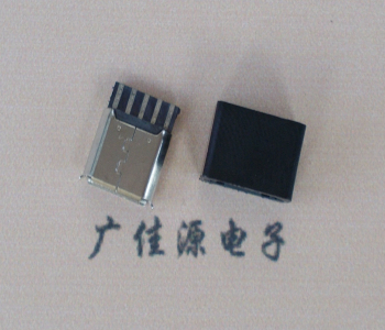衡阳麦克-迈克 接口USB5p焊线母座 带胶外套 连接器