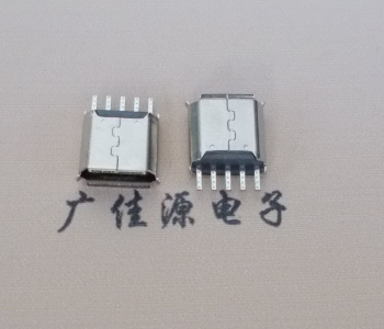 衡阳Micro USB接口 母座B型5p引脚焊线无后背