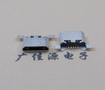 衡阳MK USB B Type 沉板0.9母座后两脚SMT口不卷边