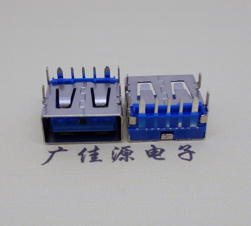 衡阳 USB5安大电流母座 OPPO蓝色胶芯,快速充电接口