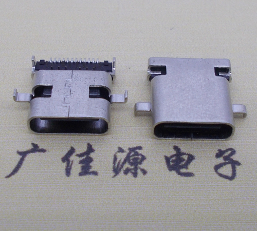 衡阳卧式type-c24p母座沉板1.1mm前插后贴连接器