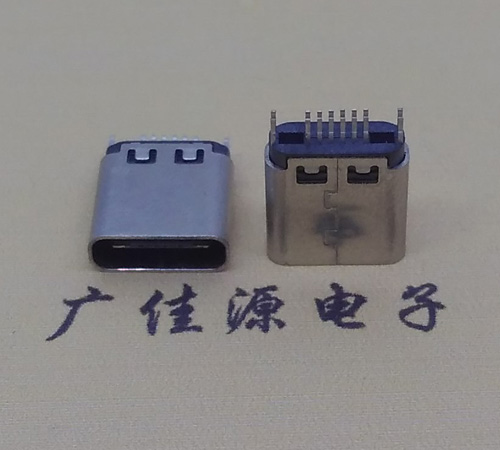 衡阳type-c16p母座,夹板式type-c16p接口连接器