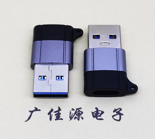 衡阳USB3.0A公对Type-C母口双用数据转接头
