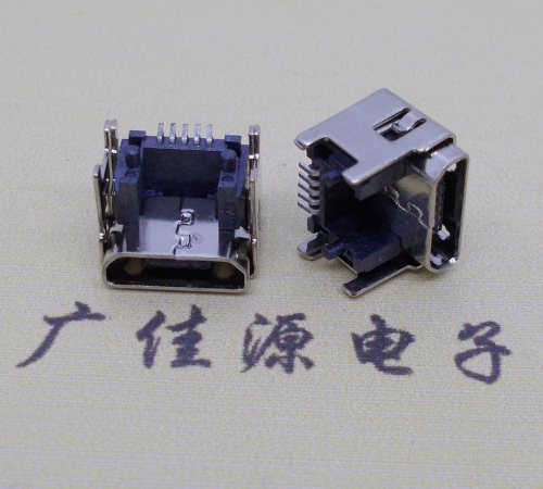 衡阳MICRO USB5pin加高母座 垫高1.55/2.5/3.04/4.45尺寸接口