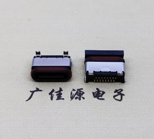 衡阳TYPE-C16P立贴防水母座接口.6.5/6.8设计尺寸规范
