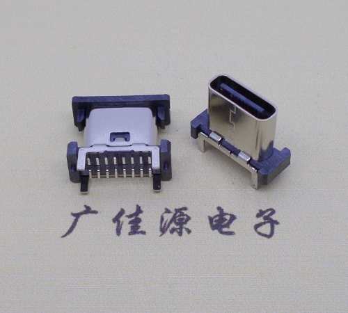 衡阳TYPE-C16Pin立贴8.8mm连接器.四脚直插设计结构接线图