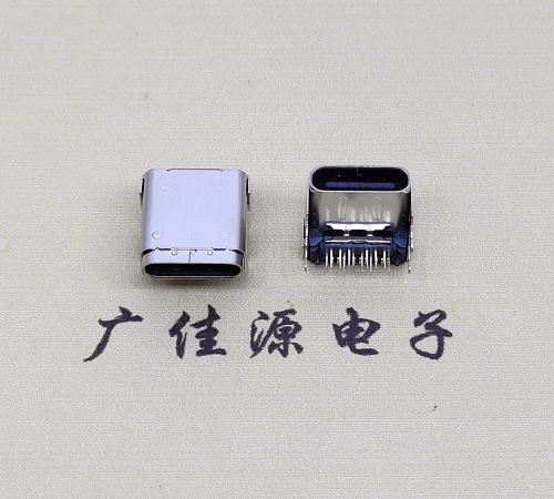 衡阳type c24p板上母头 typec接口数据CL=3.4,DIP+SMT端子DIP长脚